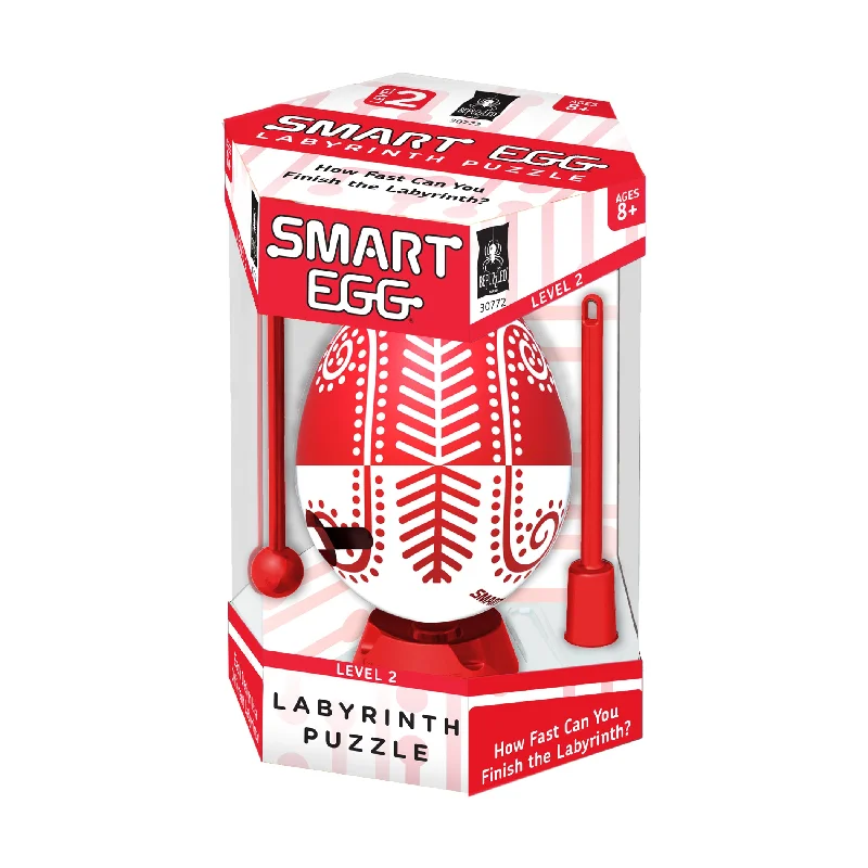 Smart Egg Labyrinth Puzzle - Color Collection: Red