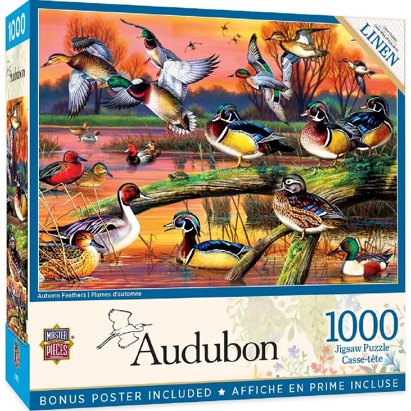 Audubon - Autumn Feathers - 1000 Piece Puzzle