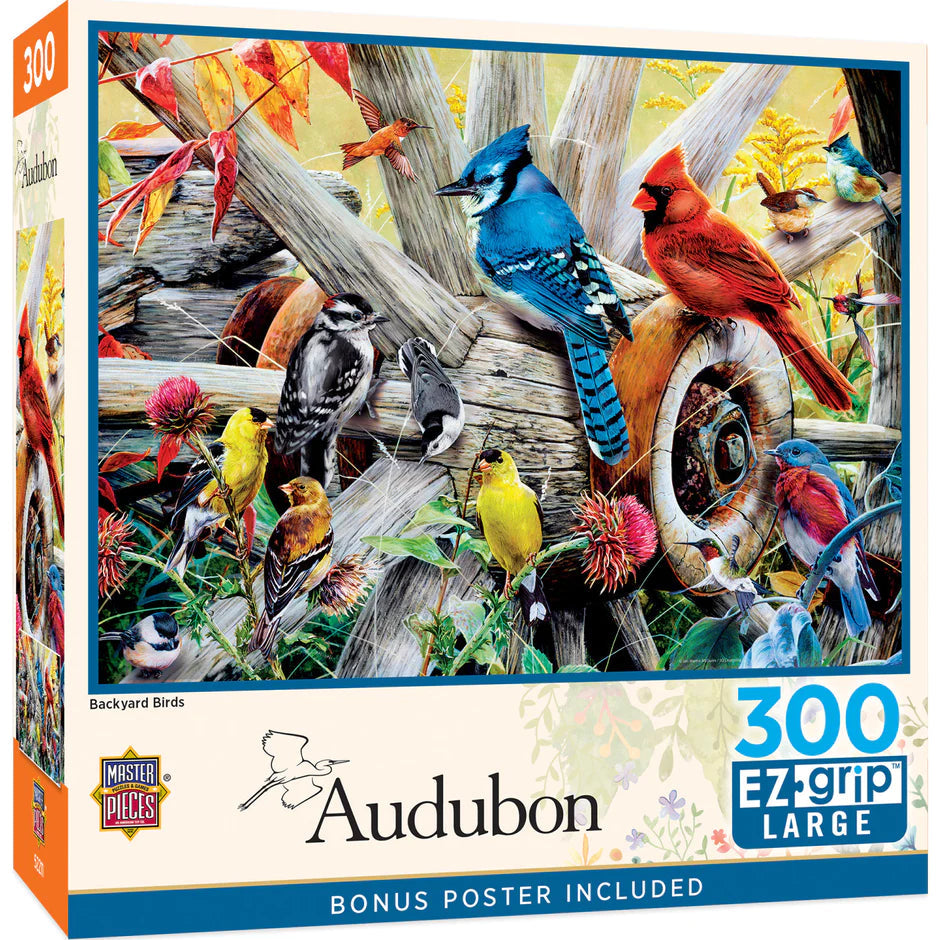 Audubon - Backyard Birds - 300 Piece EZGrip Puzzle