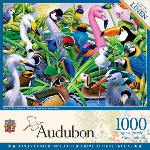 Audubon - Colorful Companions - 1000 Piece Puzzle