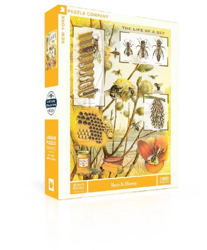 BEES AND HONEY 1000PC PUZZLE