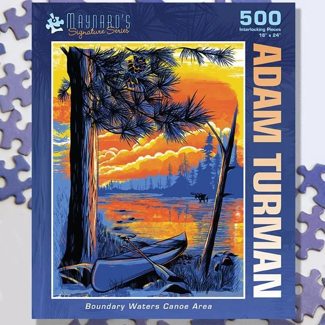 Puzzle Twist - Boundry Waters Adam Turman - 500 Piece Puzzle