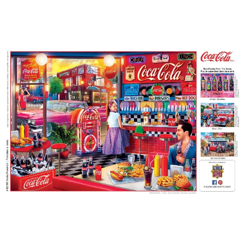 Coca-Cola - Soda Fountain - 300 Piece EzGrip Puzzle