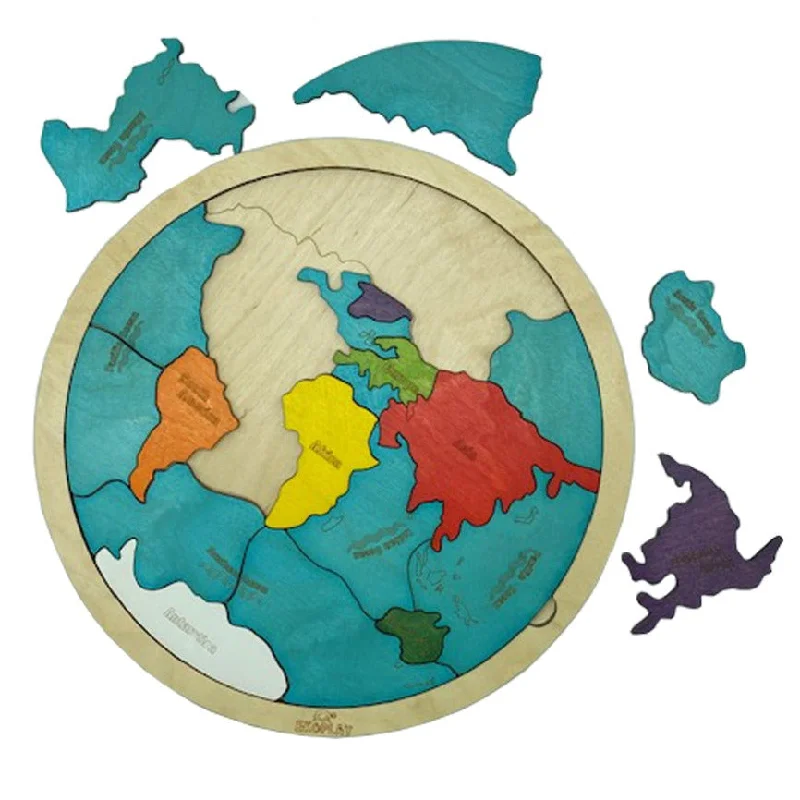 Continents Puzzle (Educational Puzzle Set)