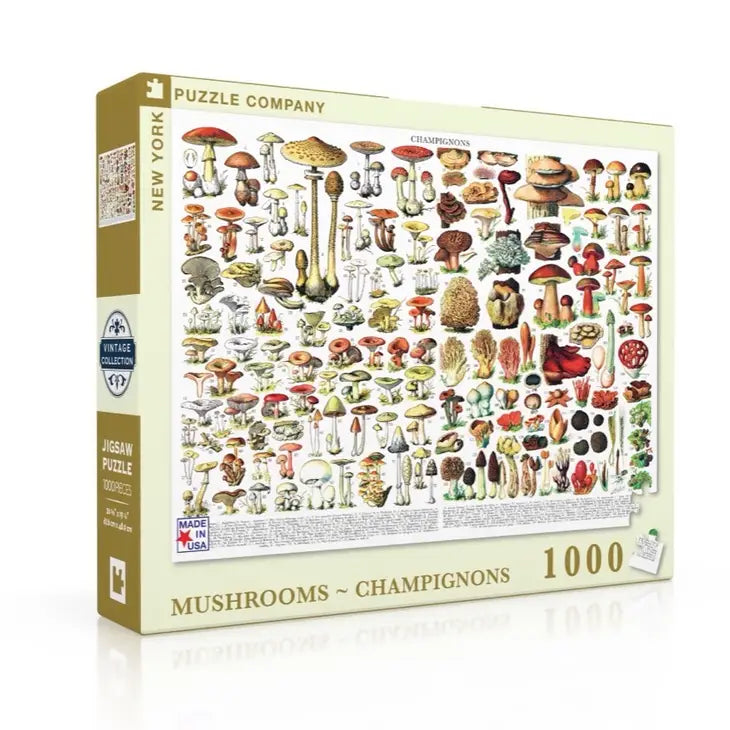 MUSHROOMS - CHAMPIGNONS PUZZLE 1000 PC