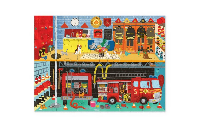 Crocodile Creek Fire Station Puzzle (24 Pieces)