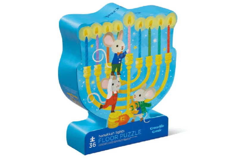 Crocodile Creek Hanukkah Lights Puzzle (36 pieces, ages 3-6)