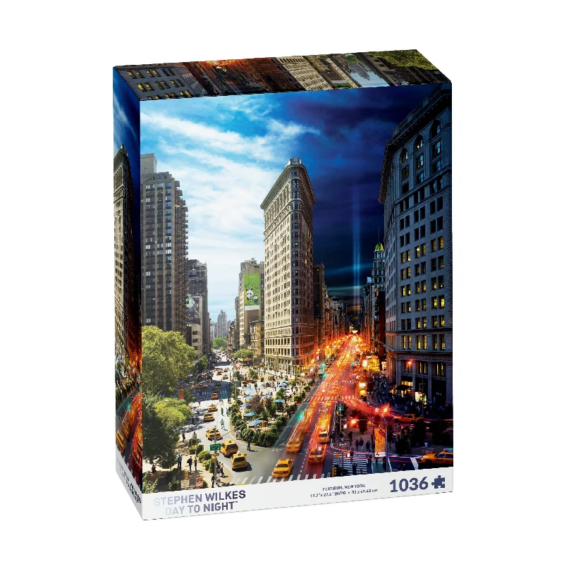 Stephen Wilkes Day to Night Puzzle - Flatiron, New York: 1036 Pcs