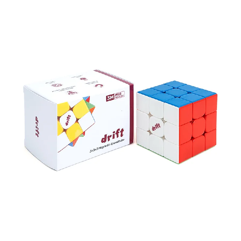 Drift 3M Pro MagLev 3x3 (Magnetic) Stickerless High Speed Cube For Kids and Adults | Magic Speedy Stress Buster Brainstorming Multicolor Puzzle