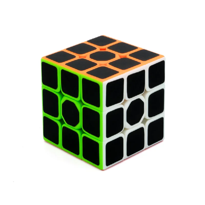 Carbon Fiber Magic Speed Cube Puzzle for Kids & Adults Magic Speedy Stress Buster Brainstorming Puzzle (Multicolor)