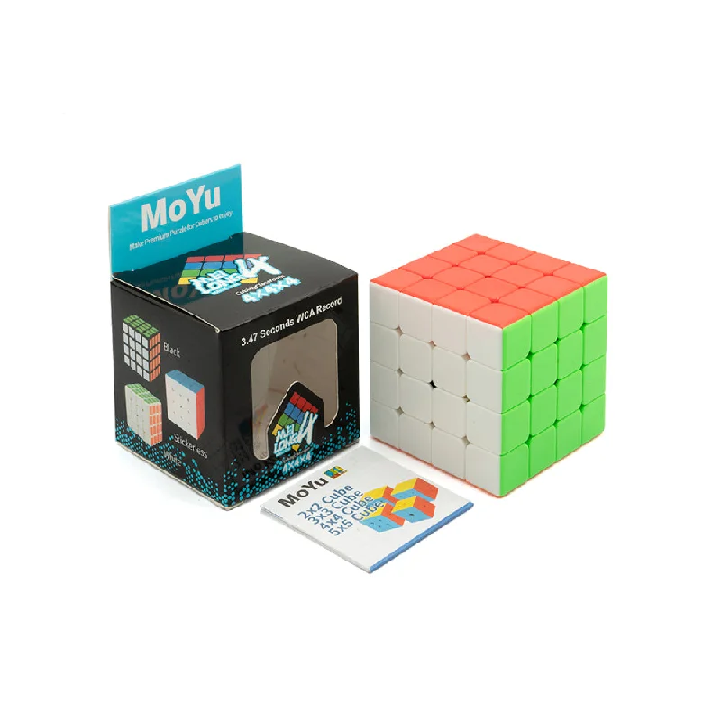 MFJS MeiLong 4x4 Magic Speed Cube Puzzle for Kids & Adults Magic Speedy Stress Buster Brainstorming Puzzles Cube (Multicolor)