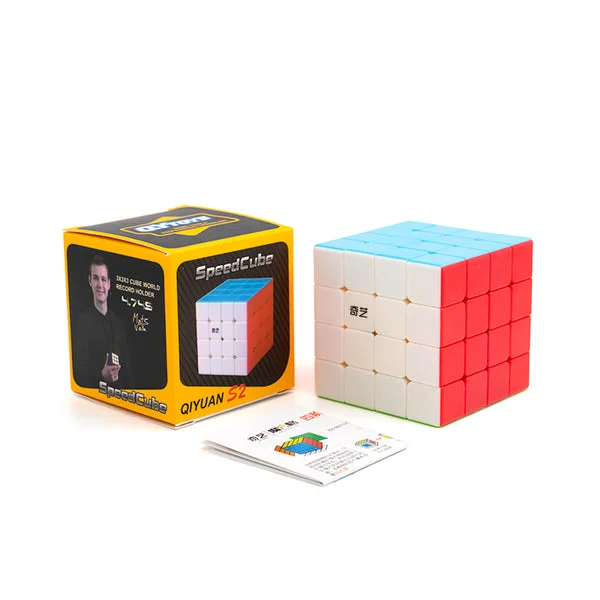 QiYi QiYuan v2 4x4 Magic Speed Cube Puzzle for Kids & Adults Magic Speedy Stress Buster Brainstorming Puzzles Cube (Multicolor)