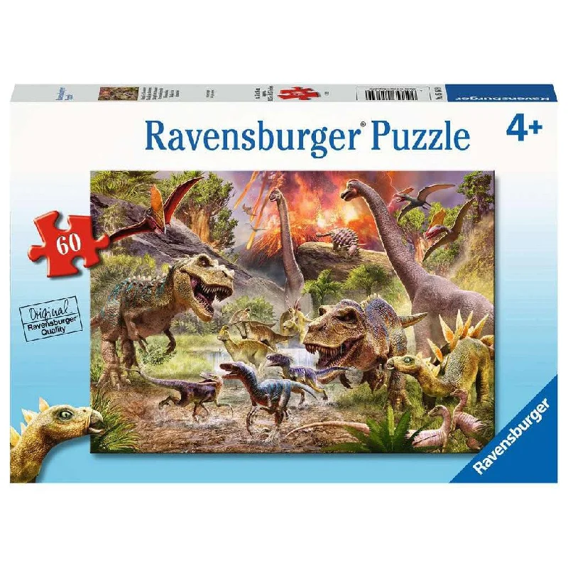 Dinosaur Dash - 60 Piece Puzzle