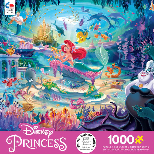 Disney Fine Art - Little Mermaid - 1000 Piece Puzzle