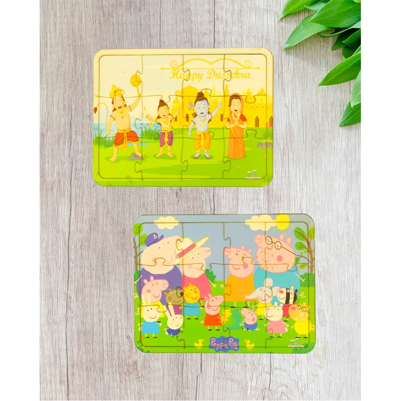 Dussehra & Peppa Pig Puzzle Set