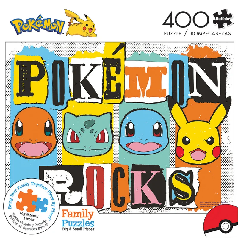 Family Puzzle: Pokémon Rocks - 400 Piece Puzzle