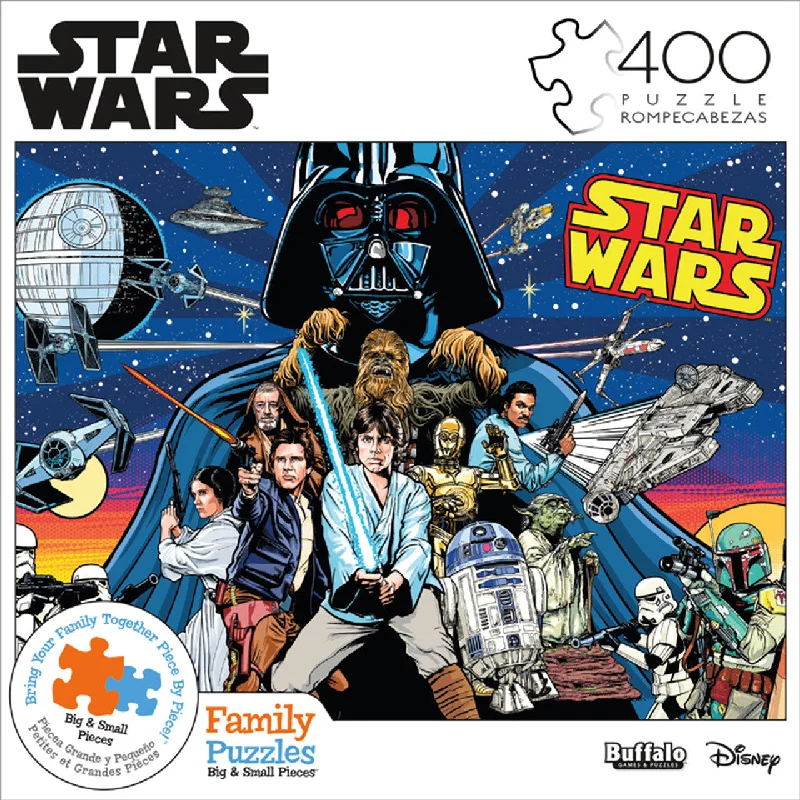 Family Puzzle: Star Wars: Comic Pinball Art - 400 Piece Puzzle