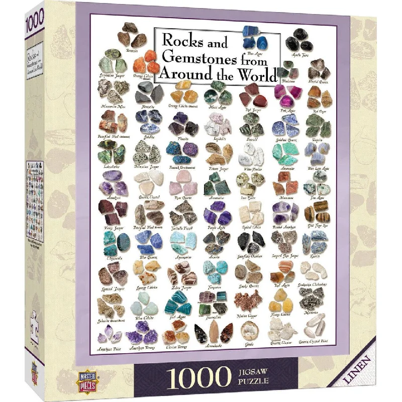 Field Guide - Rocks and Gemstones - 1000 Piece Puzzle