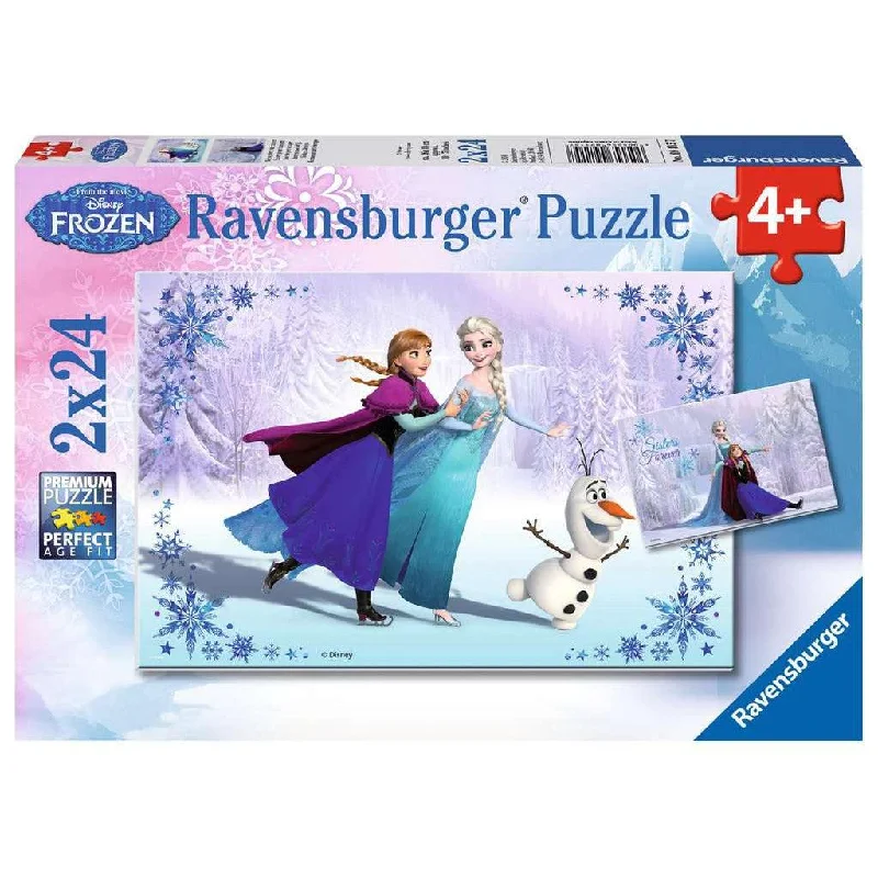 Frozen Sisters Always - 2x24 Piece Puzzles