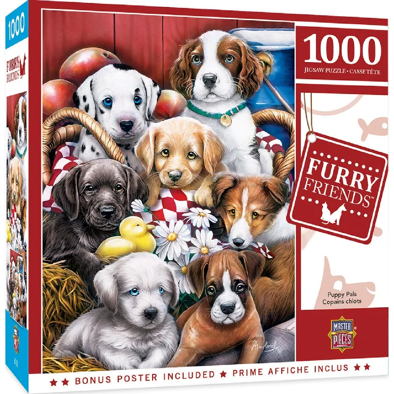 Furry Friends - Puppy Pals - 1000 Piece Puzzle