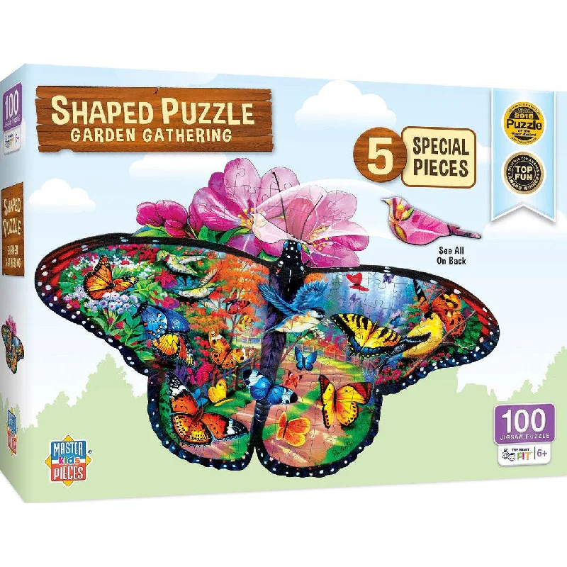 Garden Gathering - 100 Piece Shaped Puzzle