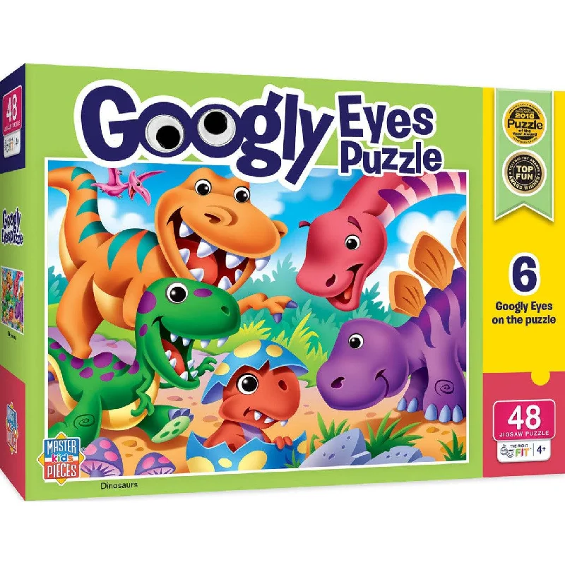 Googly Eyes - Dinosaurs - 48pc Puzzle