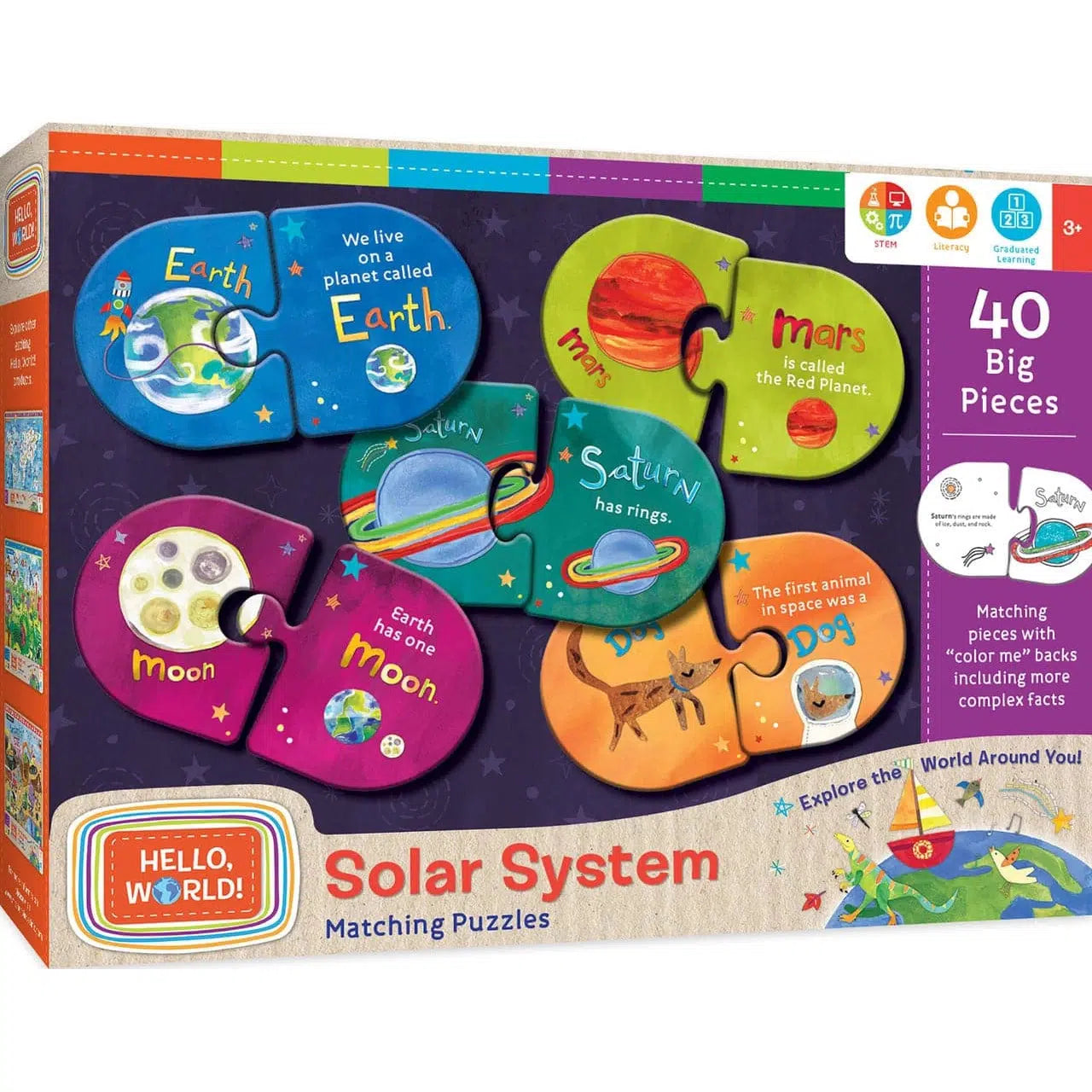 Hello World! Solar System - Matching Puzzle