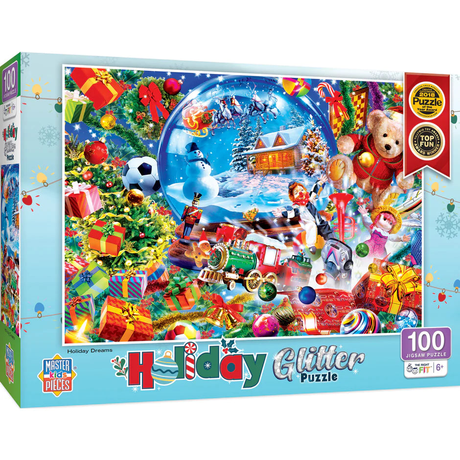 Holiday - Holiday Dreams - 100 Piece Glitter Puzzle