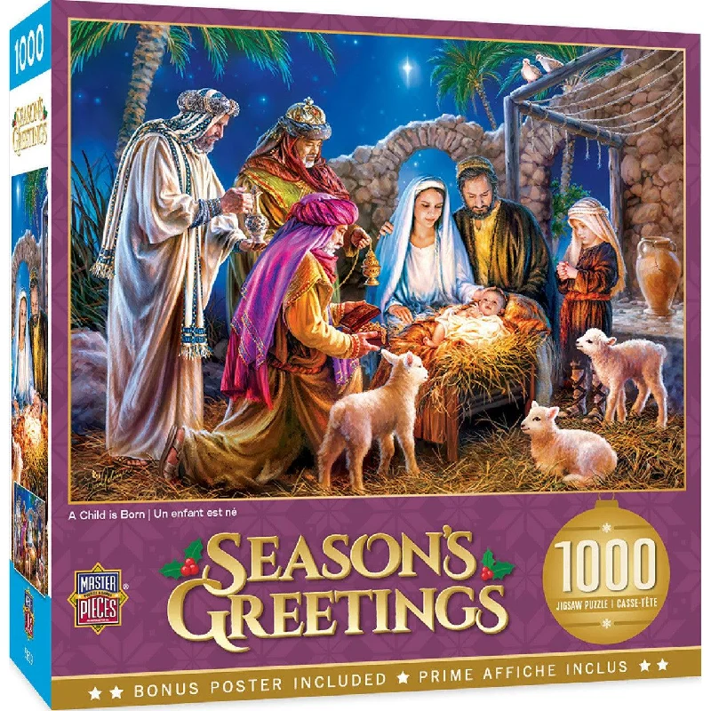 Holiday - A Child is Born - 1000 Piece Puzzle