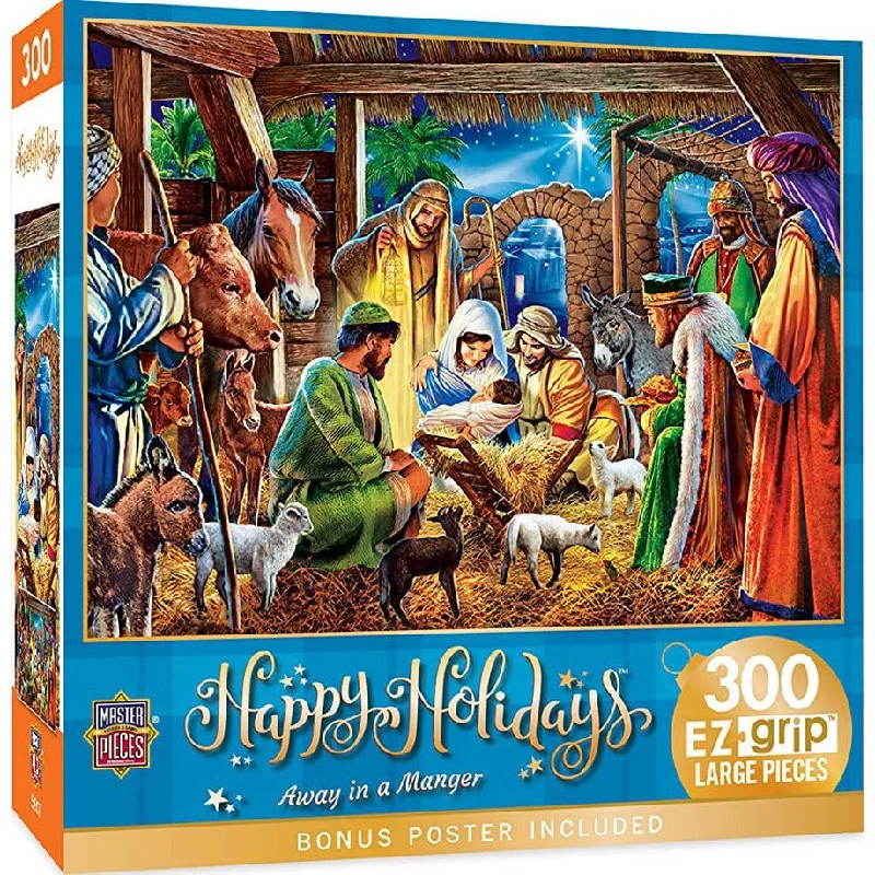 Holiday - Away in a Manger - 300 Piece EzGrip Puzzle