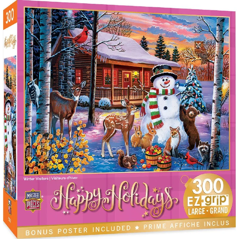 Holiday - Winter Visitors - 300 Piece EzGrip Puzzle