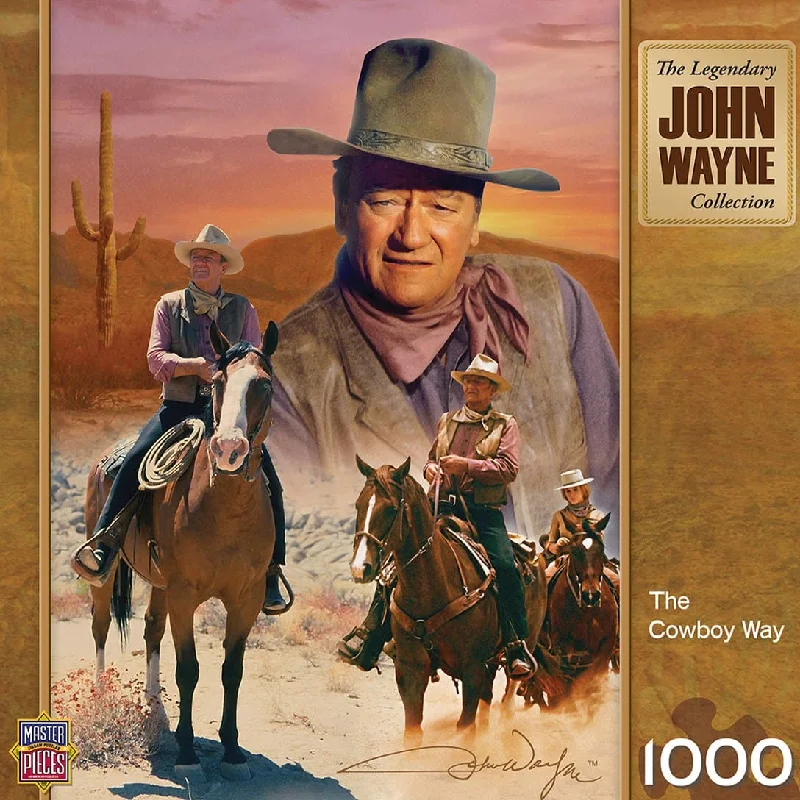 John Wayne - The Cowboy Way - 1000 Piece Puzzle