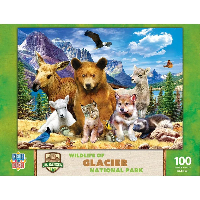 Jr Ranger - Glacier National Park - 100 Piece Puzzle