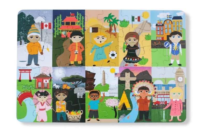 Kids of the World: Jumbo Puzzle - 48 Pieces