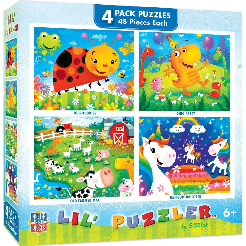 Lil Puzzler - 4-Pack - 48 Piece Puzzles