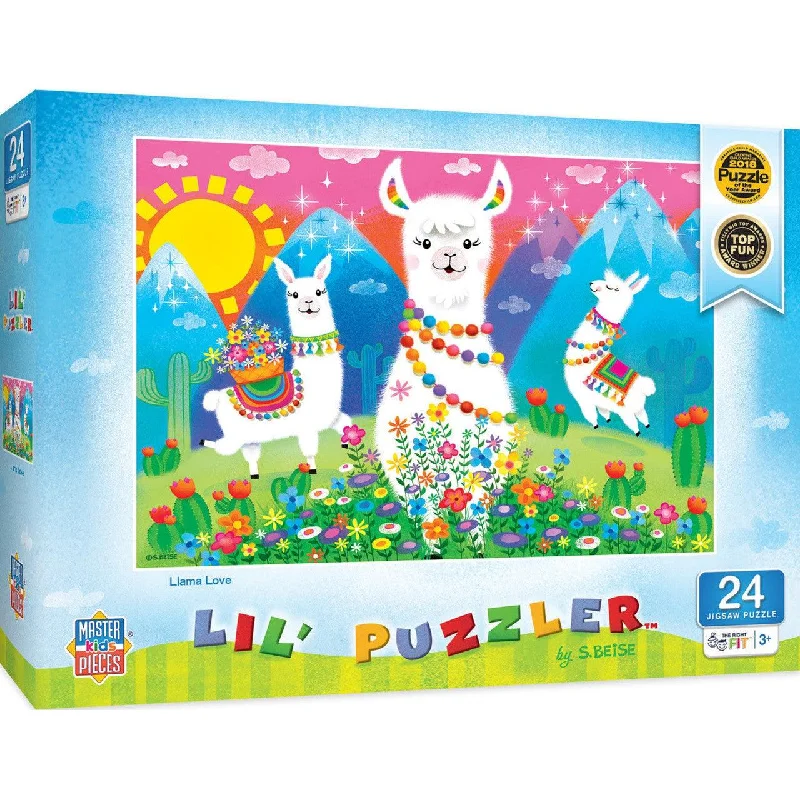 Lil Puzzler - Llama Love - 24pc Puzzle