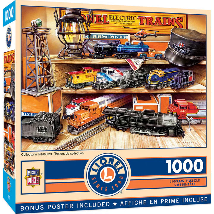 Lionel - Collector's Treasures - 1000 Piece Puzzle