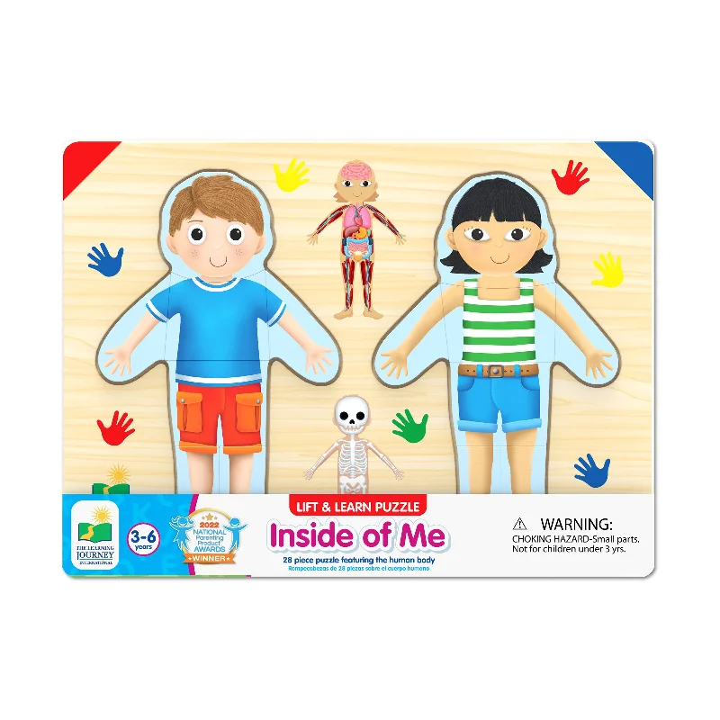 Lift & Learn Puzzle - Inside of Me: 28 Pcs