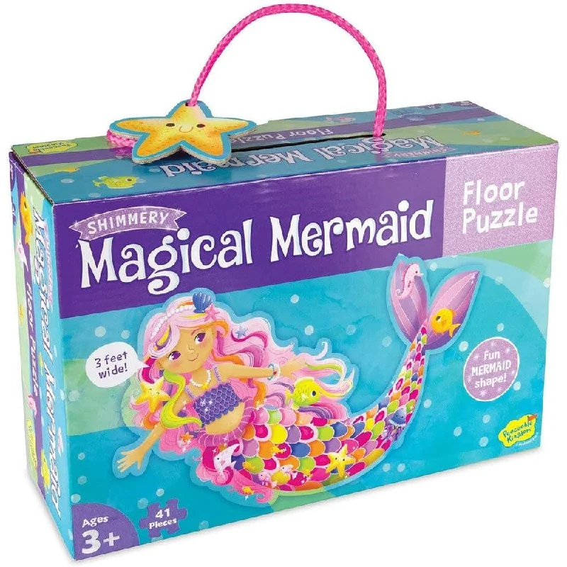 Magical Mermaid Floor Puzzle 41 Pieces