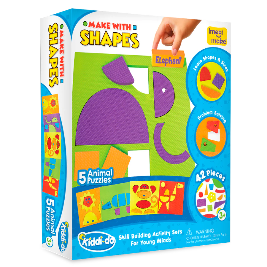 Make with Shapes - Animals Theme  -  Puzzle