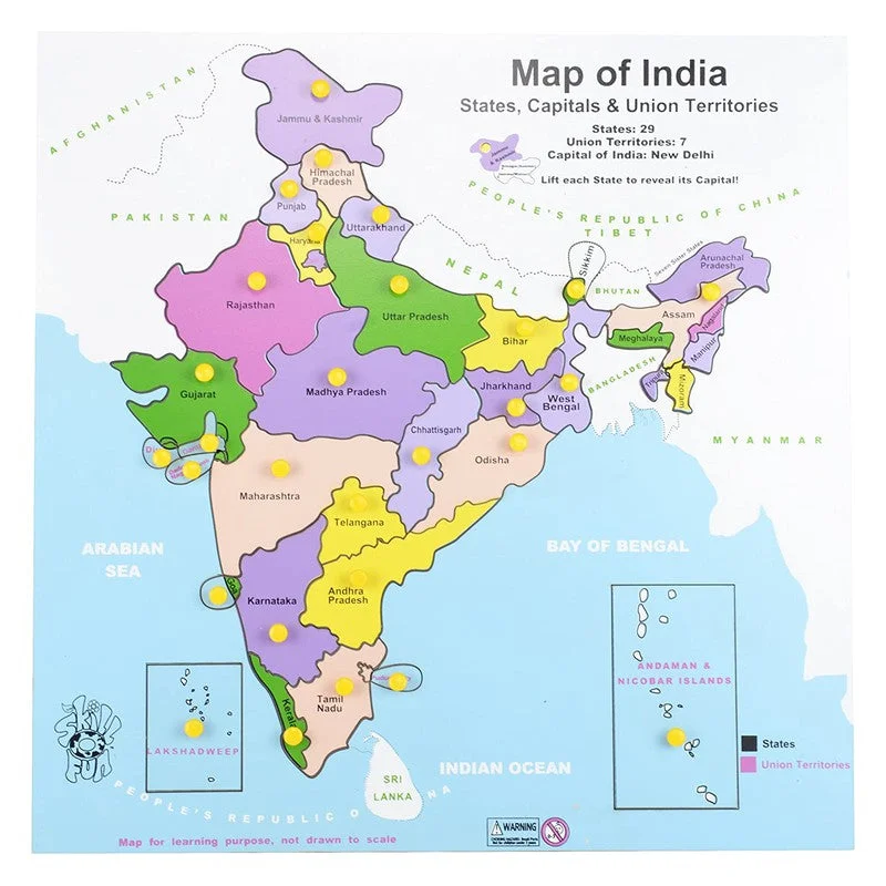 Map of India (Educational Puzzle)