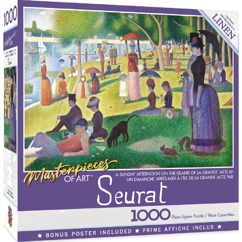 Masterpieces of Art - A Sunday on La Grande Jatte - 1000 Piece Puzzle