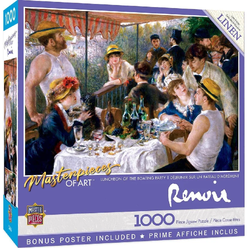 Masterpieces of Art - Luncheon of the Boating Party - 1000 Piece Puzzle