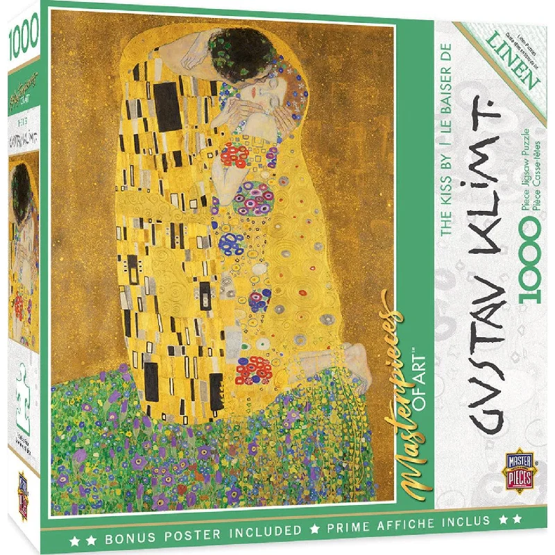 Masterpieces of Art - The Kiss - 1000 Piece Puzzle