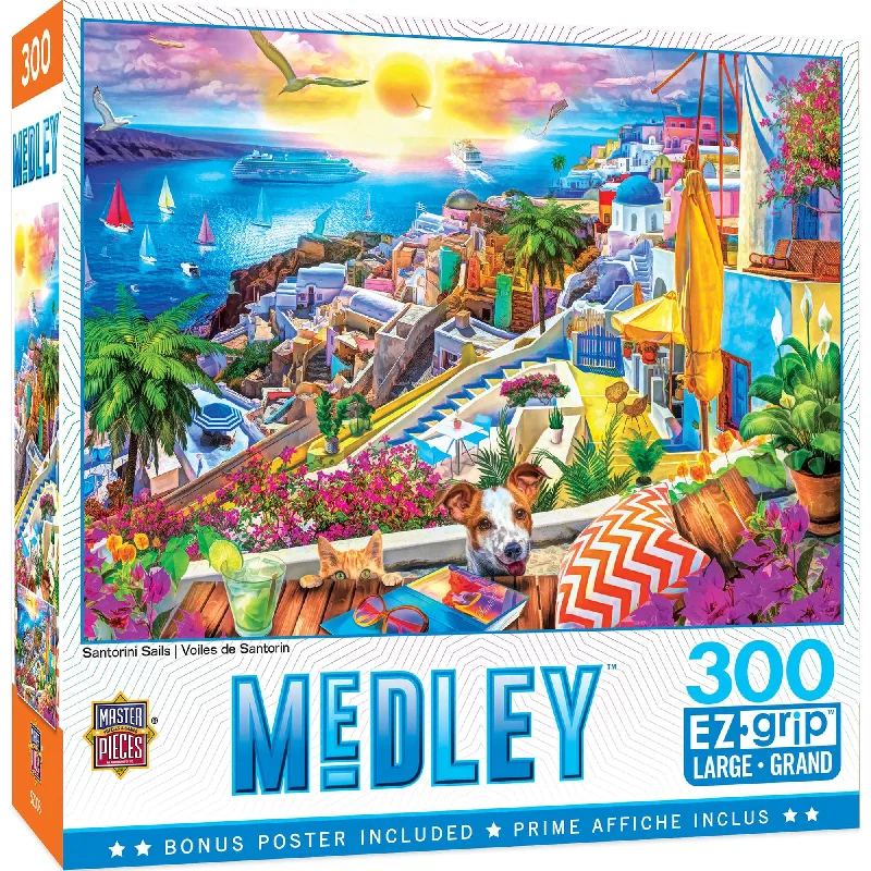 Medley - Santorini Sails - 300 Piece EzGrip Puzzle