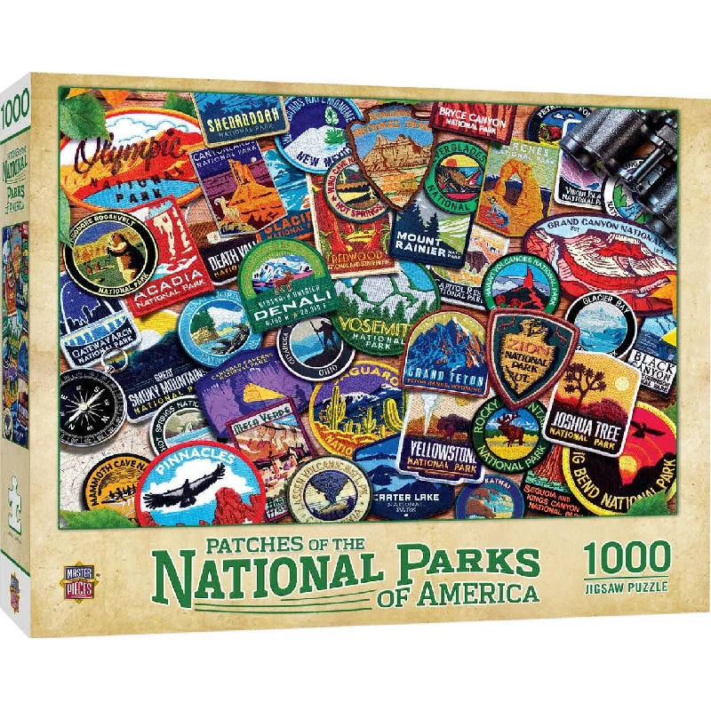 National Parks - Patches - 1000 Piece Puzzle