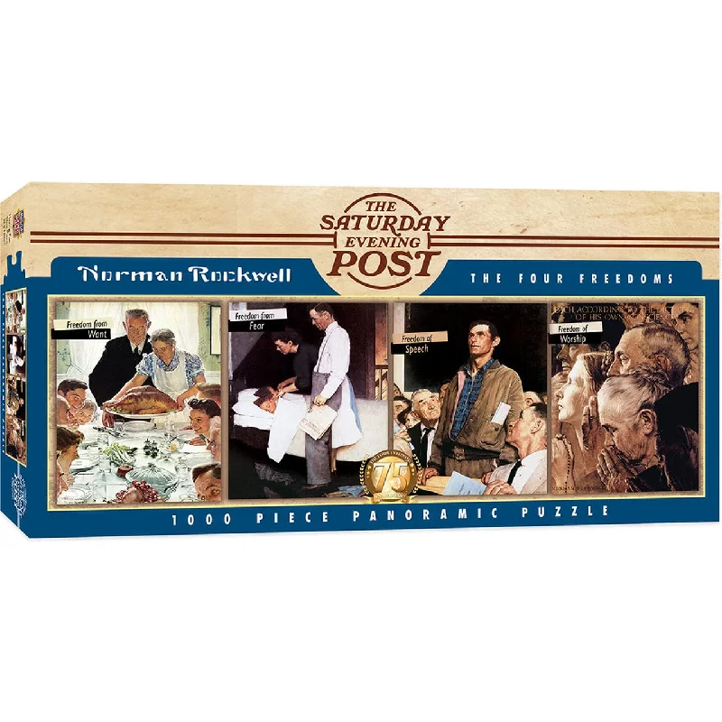 Norman Rockwell - Four Freedoms - 1000 Piece Puzzle