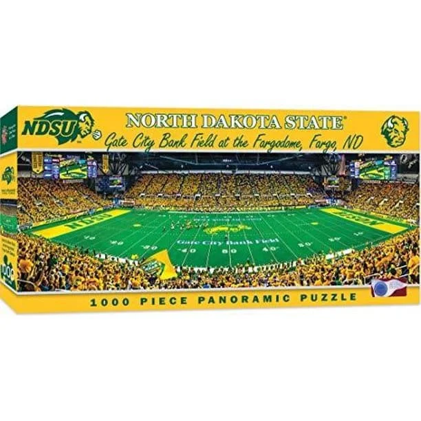 North Dakota State - 1000 Piece Panoramic Puzzle