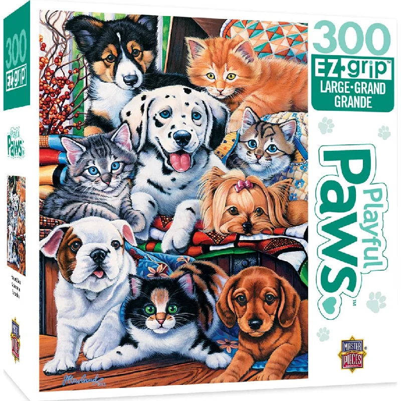 Playful Paws - Hide and Seek - 300 Piece EzGrip Puzzle