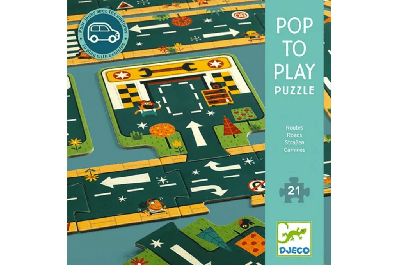 Pop to Play Road Puzzle